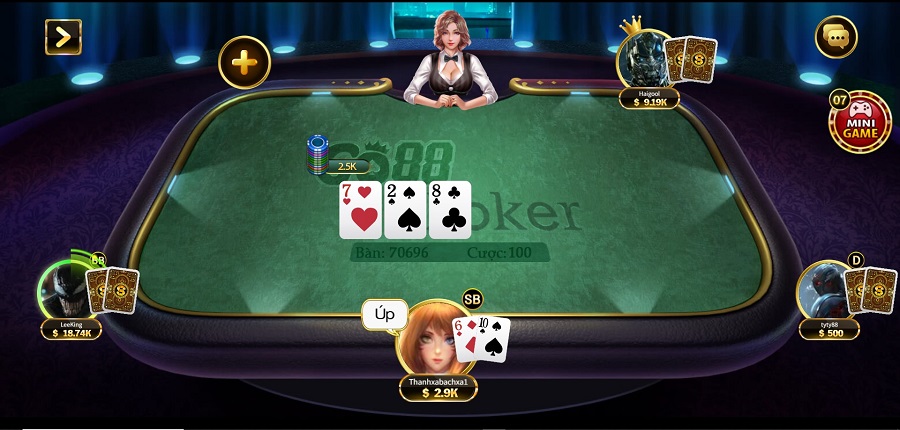 poker tại cổng game đổi thưởng